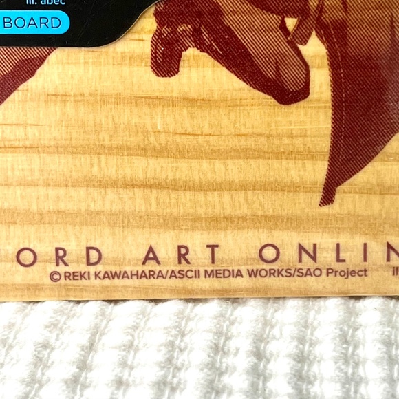 Sword Art Online Cutting  Board, cutting board that features Kirito and Asuna - Picture 5 of 7